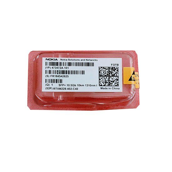 NOKIA FOTB 473472A.101 SFP+ 10,5 ГБ 10 км 1310 нм i-temp RTXM228-402